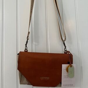 NWT R.Riveter Patton cross body bag